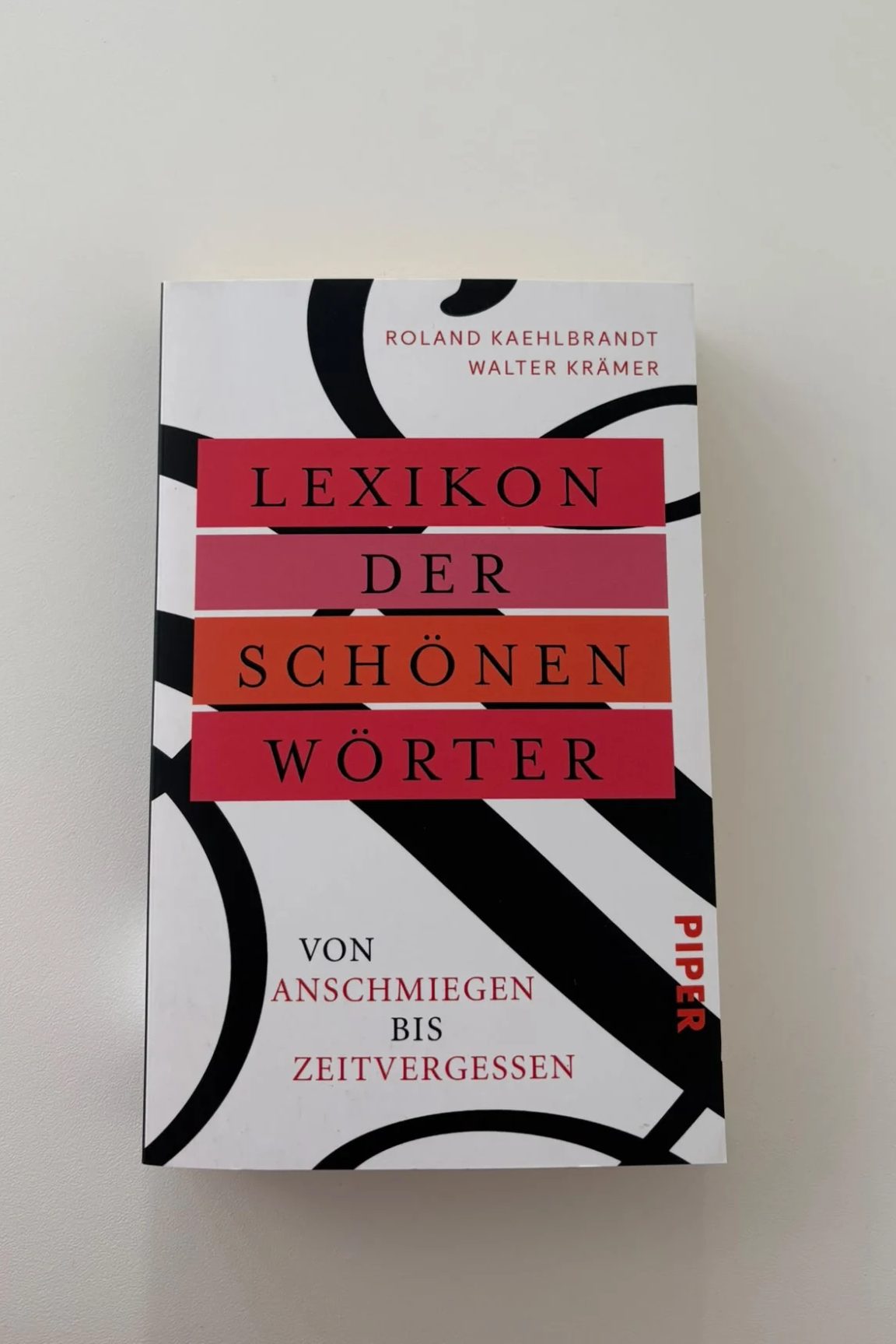Buchcover: Lexikon der schönen Wörter von Roland Kaehlbrandt und Walter Krämer, Piper