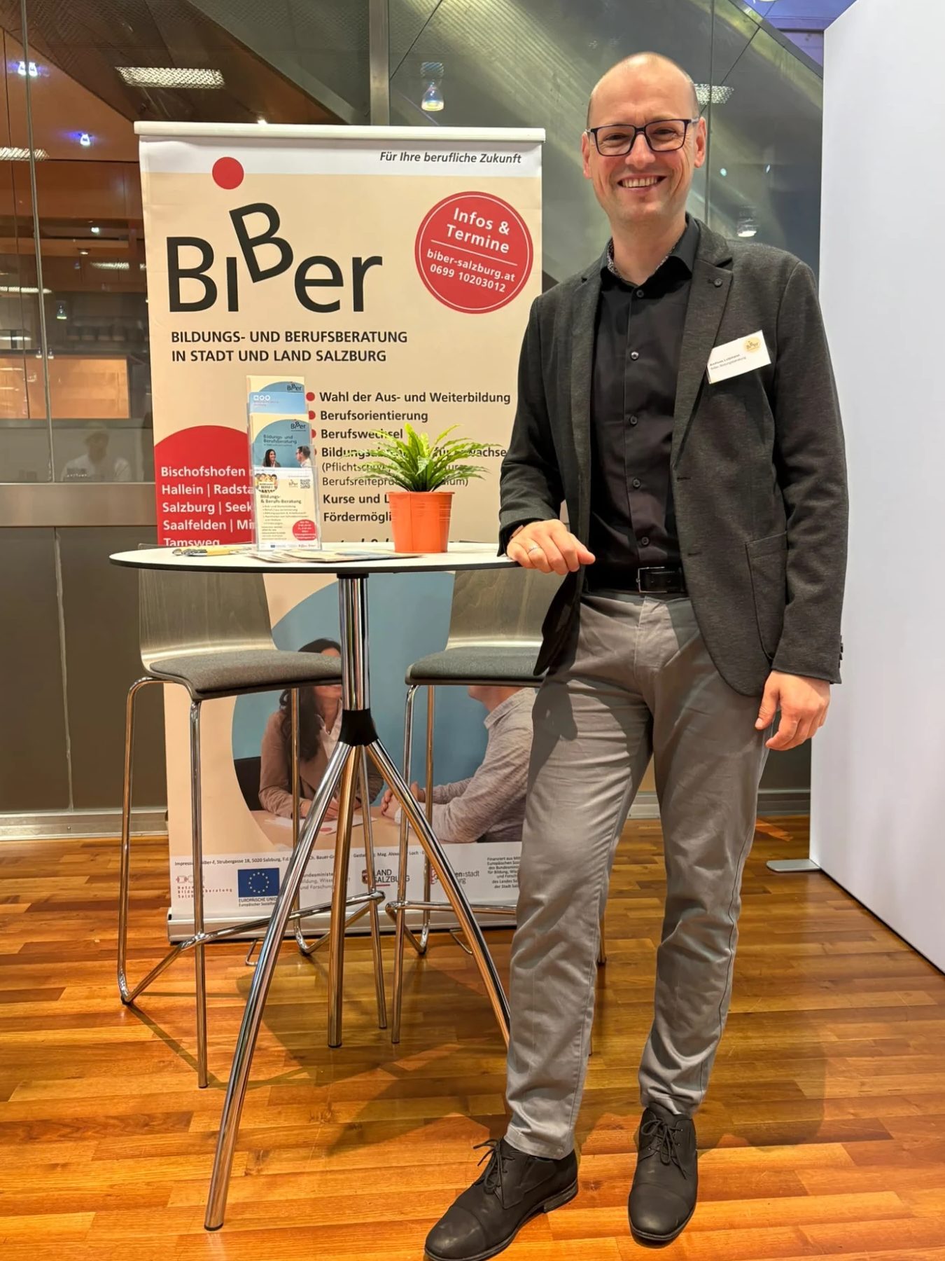 Bild vom Karriereforum Salzburg mit Berater Andreas Lutzmann